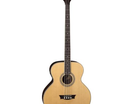 Dean Electric Acoustic Bass, Mahogany Body with Spruce Top, Satin Natural Discount