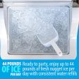 Deco Chef 44LB Countertop Nugget Ice Maker, 2.6LB Auto-Renew Basket 1.8LB Hour, Stainless Sale