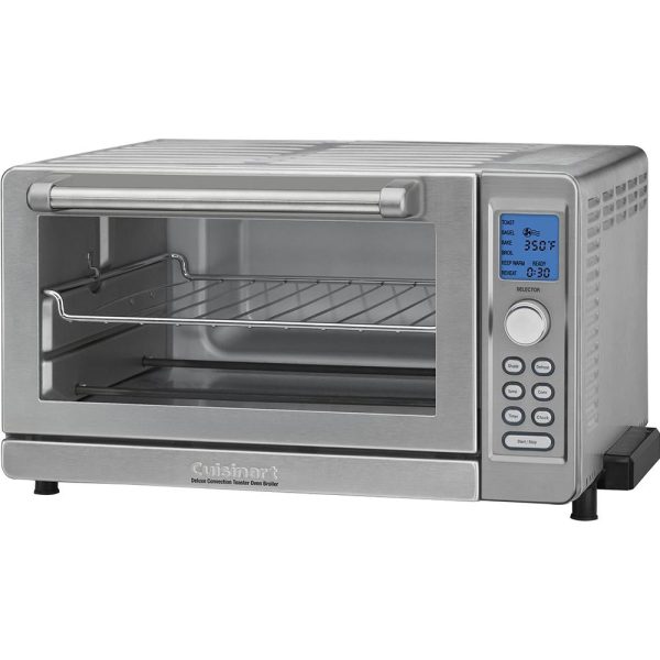 Cuisinart TOB-135 Deluxe Convection Toaster Oven Broiler, Brushed Stainless, Refurbished Fashion