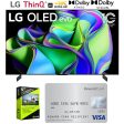 LG OLED evo C3 65  HDR 4K Smart OLED TV (2023) w  4 Yr Warranty + $100 Gift Card on Sale