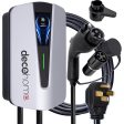 Deco Home Level 2 EV Charging Station, 9.6KW, 40 AMP, 240V, SAE J1772 and Tesla Plug, IP54 Supply