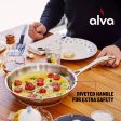 Alva Chef Stainless Steel Frying Pan Skillet Oven Dishwasher Safe, Cookware 9.5in on Sale