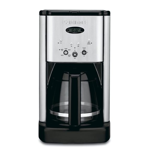 Cuisinart DCC-1200 Brew Central 12 Cup Programmable Coffeemaker, Silver, Refurbished Supply