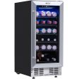 Deco Chef 15  Under Counter Beverage Cooler and Refrigerator, 115 Cans, Beer, Wine, Soda Online now