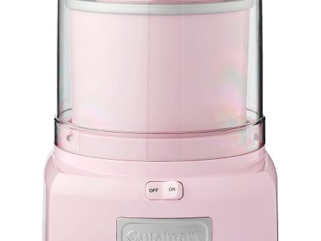 Cuisinart ICE-21PK Frozen Yogurt - Ice Cream & Sorbet Maker, Pink, 1.5 Quart, Refurbished Online Hot Sale