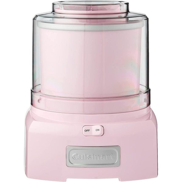 Cuisinart ICE-21PK Frozen Yogurt - Ice Cream & Sorbet Maker, Pink, 1.5 Quart, Refurbished Online Hot Sale