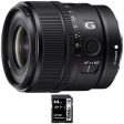 Sony E 15mm F1.4 G APS-C Large-Aperture Wide-Angle G Lens with Lexar 64GB Card on Sale