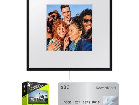 Samsung Photo Music Frame Smart Speaker (2024) w  4 Year Warranty + Gift Card Bundle Cheap