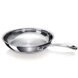 Alva Chef Stainless Steel Frying Pan Skillet Oven Dishwasher Safe, Cookware Fry 11in Fashion