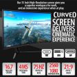 Deco Gear 35  Curved Ultrawide LED Gaming Monitor Ful HD Display 21:9 2560x1080 (OPEN BOX) Online Hot Sale