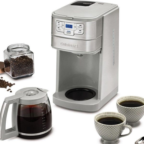 Cuisinart Automatic Grind and Brew 12-Cup Coffeemaker, Stainless Steel - Open Box Cheap