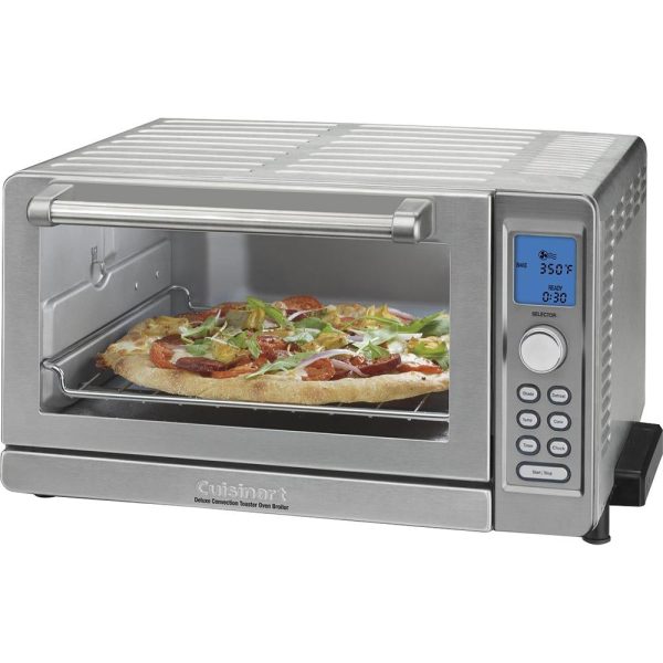 Cuisinart TOB-135 Deluxe Convection Toaster Oven Broiler, Brushed Stainless, Refurbished Fashion