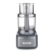 Cuisinart FP-2GMFR Elemental 11 Cup Food Processor, Gunmetal, Refurbished Hot on Sale