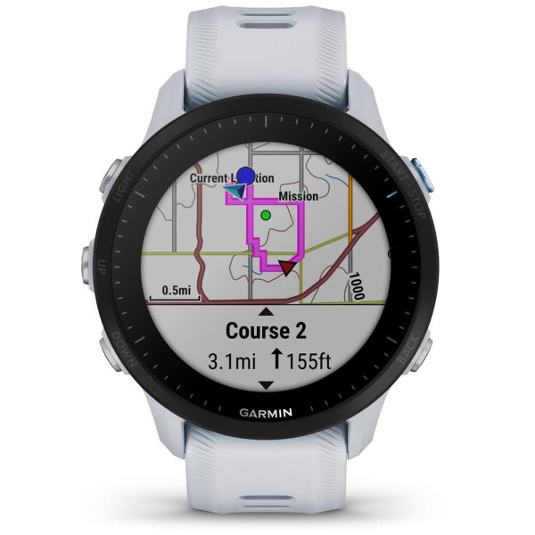 Garmin Forerunner 955 GPS Smartwatch Whitestone with 2 Year Extended Warranty Cheap