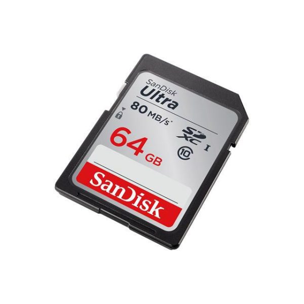 Sandisk Ultra SDXC 64GB UHS Class 10 Memory Card, Up to 80MB s Read Speed Sale