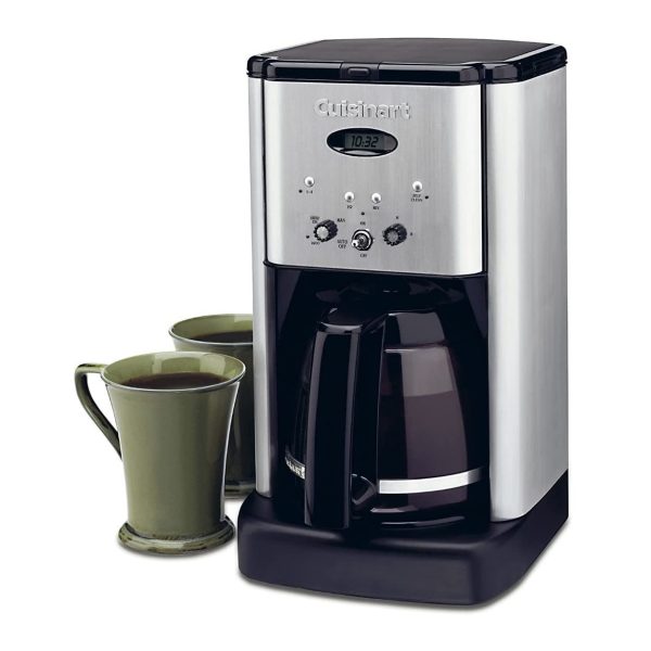 Cuisinart DCC-1200 Brew Central 12 Cup Programmable Coffeemaker, Silver, Refurbished Supply