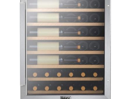 Galanz 5.7 Cu.Ft. Stainless Steel Built-In Wine Cooler - GLW57MS2B16 Hot on Sale