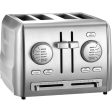 Cuisinart CPT-640P1 4-Slice Custom Select Toaster, Stainless Steel Refurbished Supply