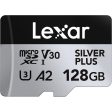 Lexar 128GB Professional Silver Plus microSDXC Card, 205MB s Read, 150MB s Write on Sale