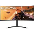 LG 34WP75C-B 34  Curved UltraWide QHD Monitor with AMD FreeSync - Open Box on Sale