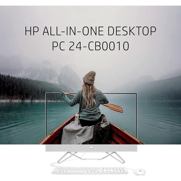 Hewlett Packard 23.8  Intel Celeron J4025 4GB 256GB SSD All-in-One Desktop PC, 24-cb0110 Online