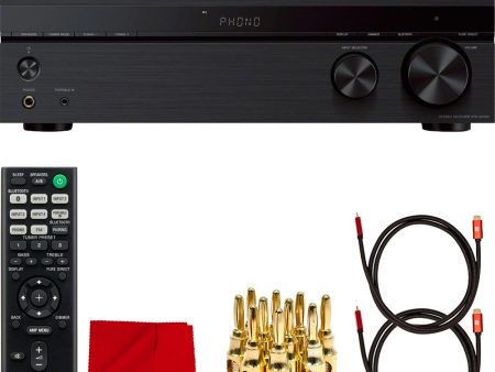 Sony STRDH190 2Ch Stereo Receiver Phono Inputs and Bluetooth+ Deco Gear Accessory Kit Online Sale