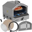 Deco Chef 2-in-1 Propane Gas Pizza Oven & Grill, Portable, with Pizza Stone, Peel, Rack Hot on Sale