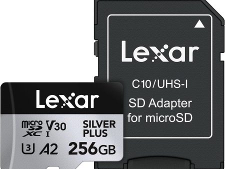 Lexar 256GB Professional Silver Plus microSDXC Card, 205MB s Read, 150MB s Write For Discount