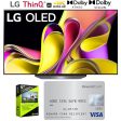 LG 65  B3 series OLED 4K UHD Smart ThinQ AI TV w  4 Yr Warranty + $100 Gift Card Fashion