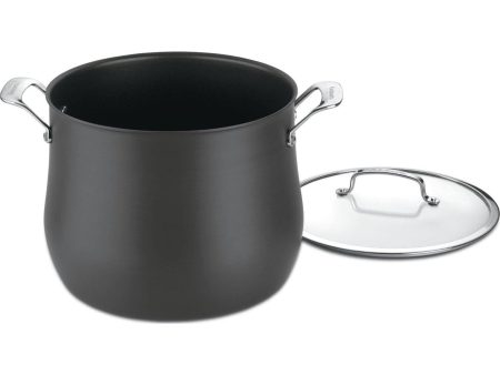 Cuisinart 12-Quart Stockpot, Hard Anodized Contour Stainless Steel w Cover Sale