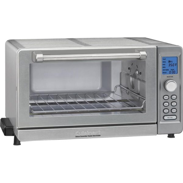 Cuisinart TOB-135 Deluxe Convection Toaster Oven Broiler, Brushed Stainless, Refurbished Fashion