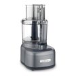 Cuisinart FP-2GMFR Elemental 11 Cup Food Processor, Gunmetal, Refurbished Hot on Sale