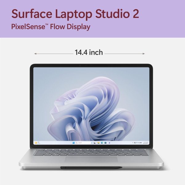 Microsoft Surface Laptop Studio 2 14.4in Touchscreen i7, 64GB RAM, 2TB SSD Platinum Online Sale