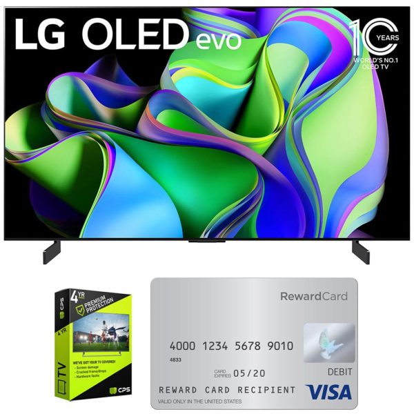 LG OLED evo C3 55  HDR 4K Smart OLED TV (2023) w  4 Yr Warranty + $25 Gift Card For Cheap