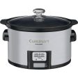 Cuisinart PSC-350 3.5 Quart Programmable Slow Cooker, Stainless Steel, Refurbished Online Sale