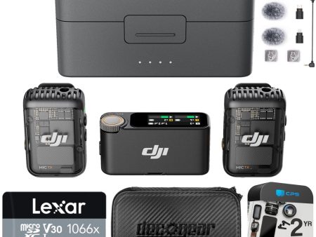 DJI Mic 2 (2 TX + 1 RX + Charging Case) All-in-one Wireless Microphone Bundle Online Hot Sale