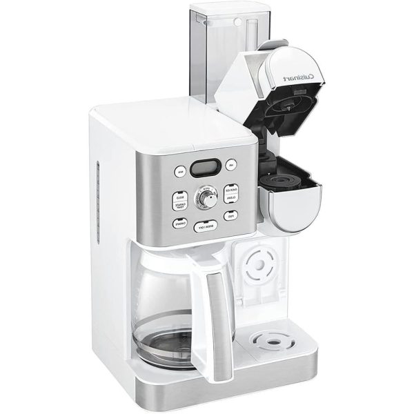 Cuisinart 2-IN-1 Center Combo Brewer Coffee Maker, White - Open Box Discount