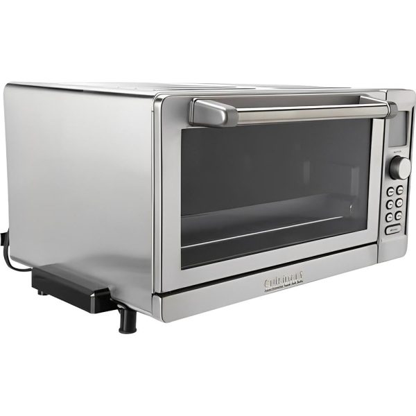 Cuisinart TOB-135 Deluxe Convection Toaster Oven Broiler, Brushed Stainless, Refurbished Fashion