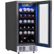 Deco Chef 15  Under Counter Beverage Cooler and Refrigerator, 115 Cans, Beer, Wine, Soda Online now