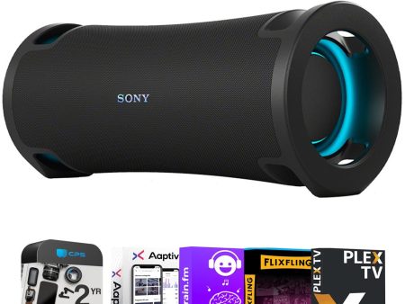 Sony X-Series Strong Bass Wireless BT Speaker + Audio Bundle + 2 Year Warranty Pack For Sale