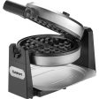 Cuisinart WAF-F10 Belgian Round Waffle-Iron Maker, Single, Black Stainless (Refurbished) Online Hot Sale