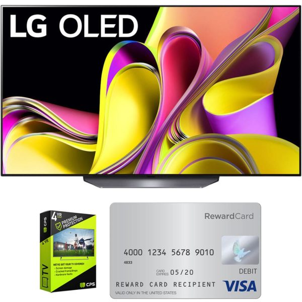 LG 65  B3 series OLED 4K UHD Smart ThinQ AI TV w  4 Yr Warranty + $100 Gift Card Fashion