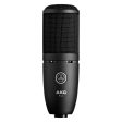 AKG P120 Studio Condenser Microphone, 2 3-Inch Diaphragm, Vocals Instruments, Black Discount