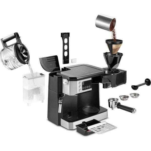 Delonghi COM532M All-in-One Combination Coffee Maker & Espresso Machine - (Refurbished) Online now