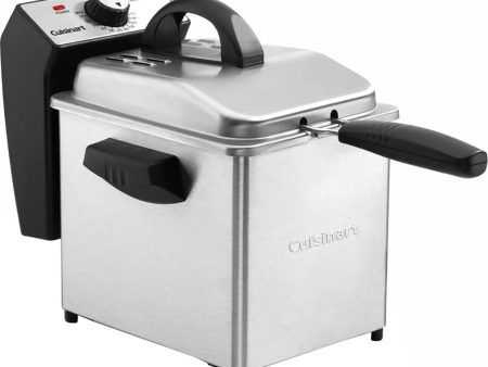 Cuisinart CDF-130 Deep Fryer, 2 Quart, Stainless Steel, Refurbished Supply