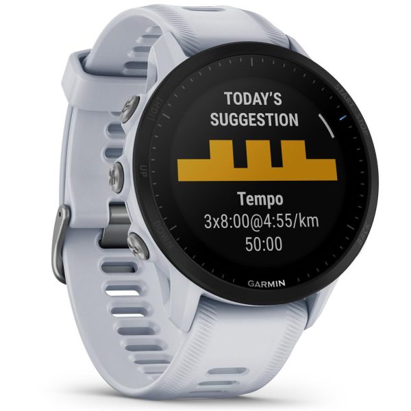 Garmin Forerunner 955 GPS Smartwatch Whitestone with 2 Year Extended Warranty Cheap