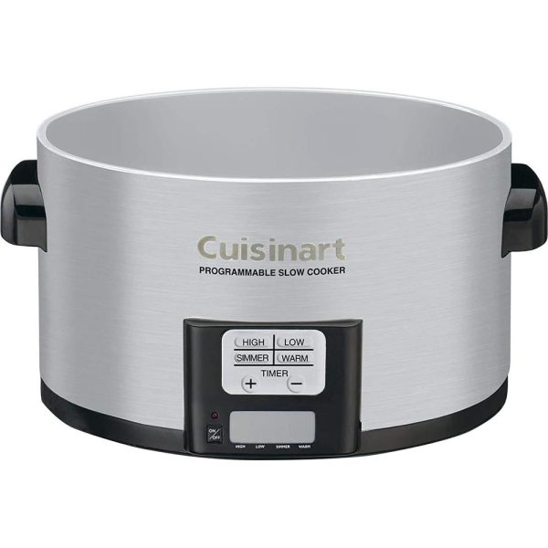 Cuisinart PSC-350 3.5 Quart Programmable Slow Cooker, Stainless Steel, Refurbished Online Sale