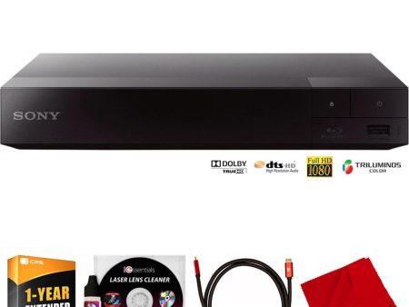 Sony BDP-S1700 Streaming Blu-ray Disc Player w  Accessories + Warranty Bundle For Sale